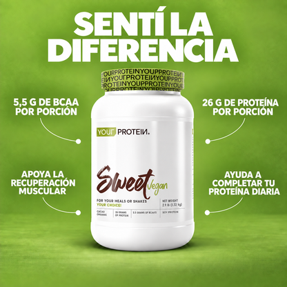 Proteína Vegan Sweet Cacao 2.9 lb