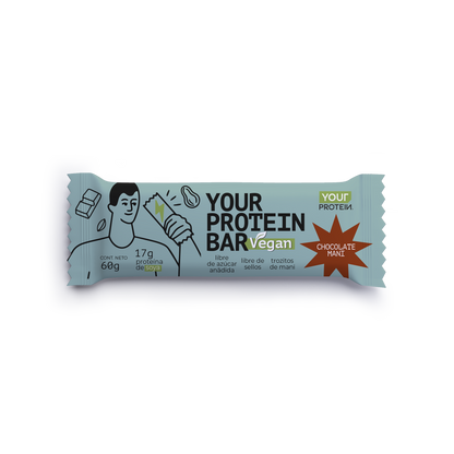 PACK DISPLAY DE 16 BARRITAS PROTEINA VEGAN CHOCOLATE MANI
