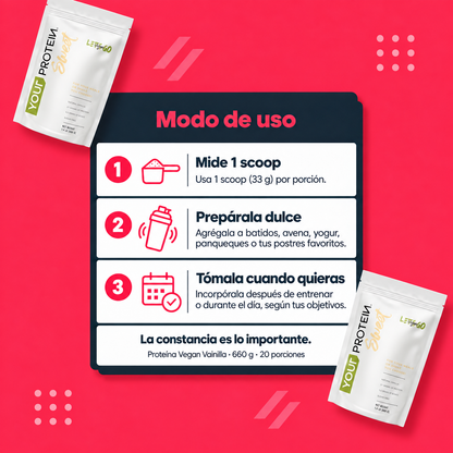 Proteína Vegan Sweet Vainilla Refill 1.4 lb