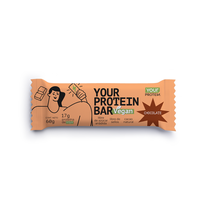 PACK DISPLAY DE 16 BARRITAS PROTEINA VEGAN CHOCOLATE