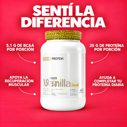 Proteína Whey Sweet Coco Vainilla 2.8 lb
