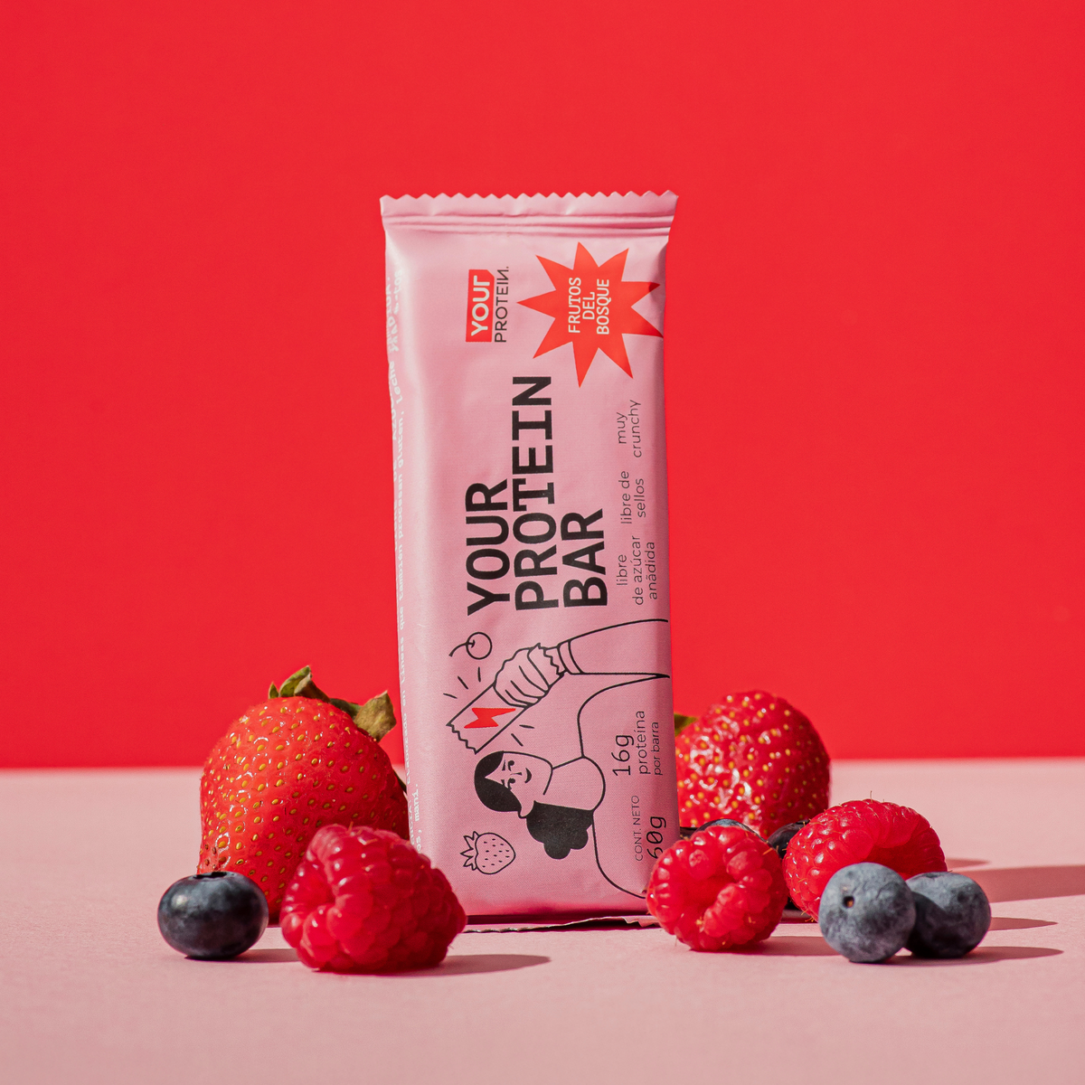 BARRITA PROTEINA WHEY FRUTOS DEL BOSQUE