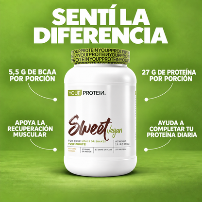 Proteína Vegan Sweet Vainilla 2.9 lb