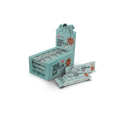 PACK DISPLAY DE 16 BARRITAS PROTEINA WHEY CHOCOLATE MANI