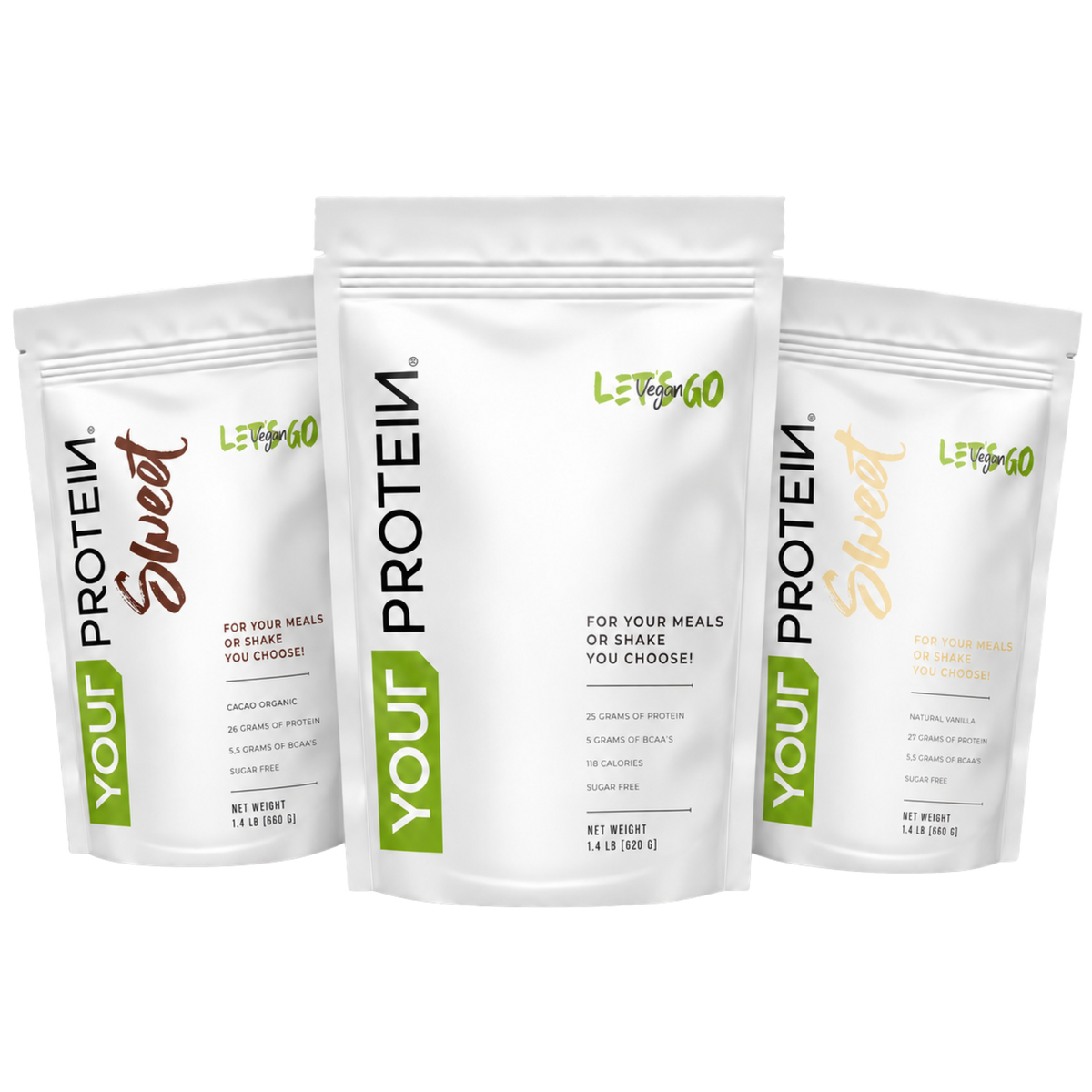 Proteína Vegan Sin Sabor Refill 1.4 lb