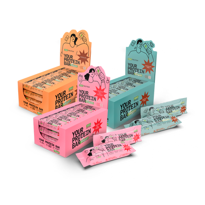 PACK DE 48 BARRITAS DE PROTEINA VEGAN (3 DISPLAY)