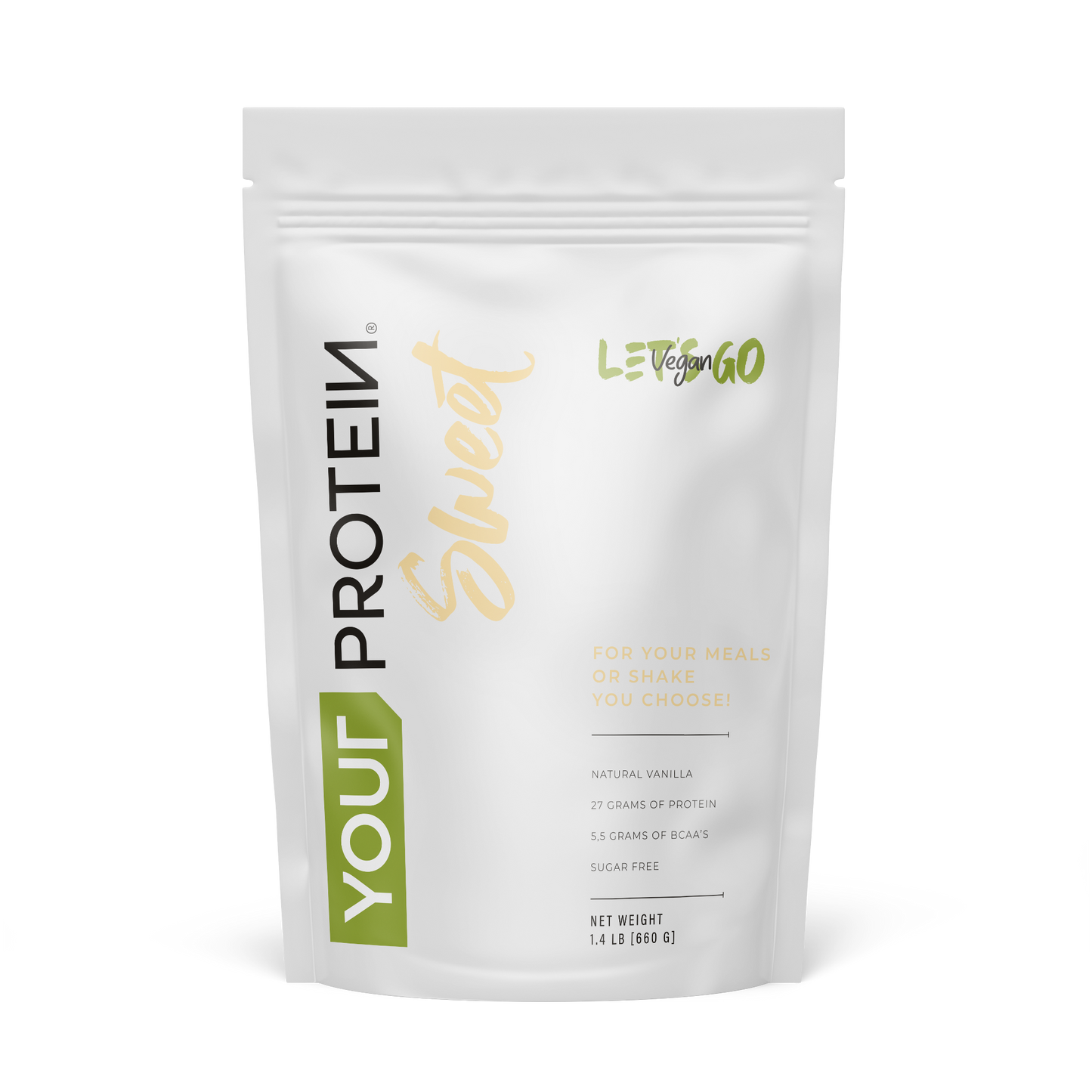 Proteína Vegan Sweet Vainilla Refill 1.4 lb