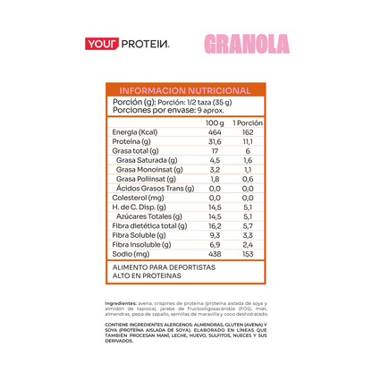 Granola Proteica YPTN – 11g de Proteína