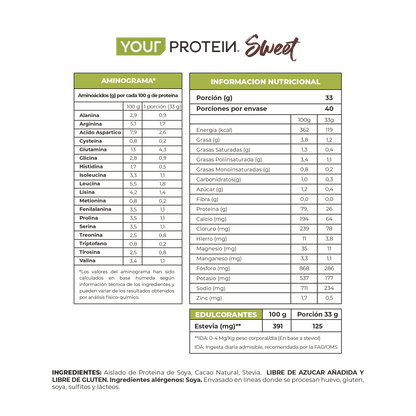 Proteína Vegan Sweet Cacao 2.9 lb