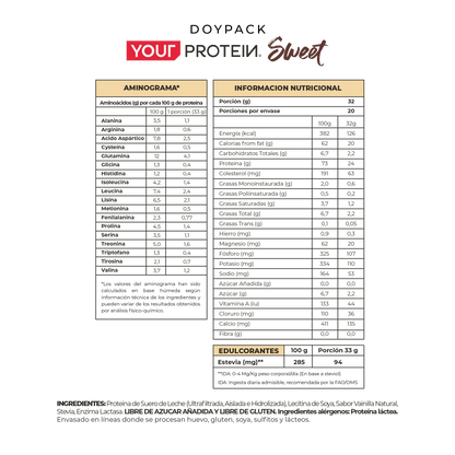 Proteína Whey Sweet Vainilla Refill 1.4 lb