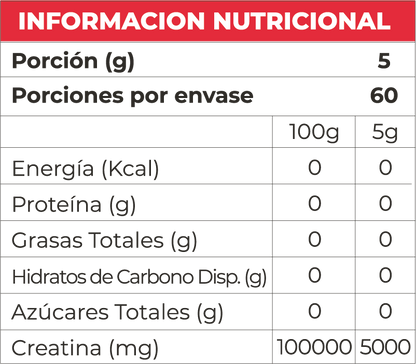 Creatina Monohidrato 200 Mesh 300g