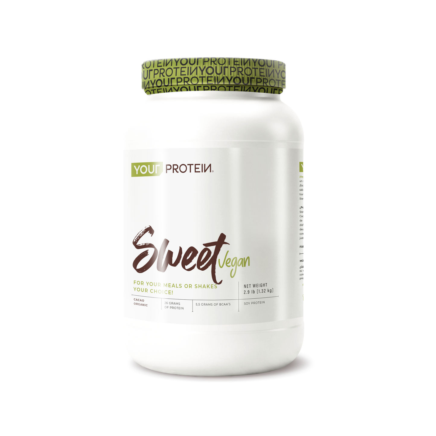 Proteína Vegan Sweet Cacao 2.9 lb