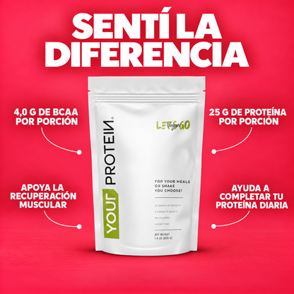 Proteína Vegan Sin Sabor Refill 1.4 lb
