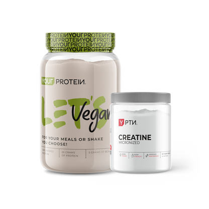 PACK DE PROTEINA VEGAN SIN SABOR FULL SIZE + CREATINA